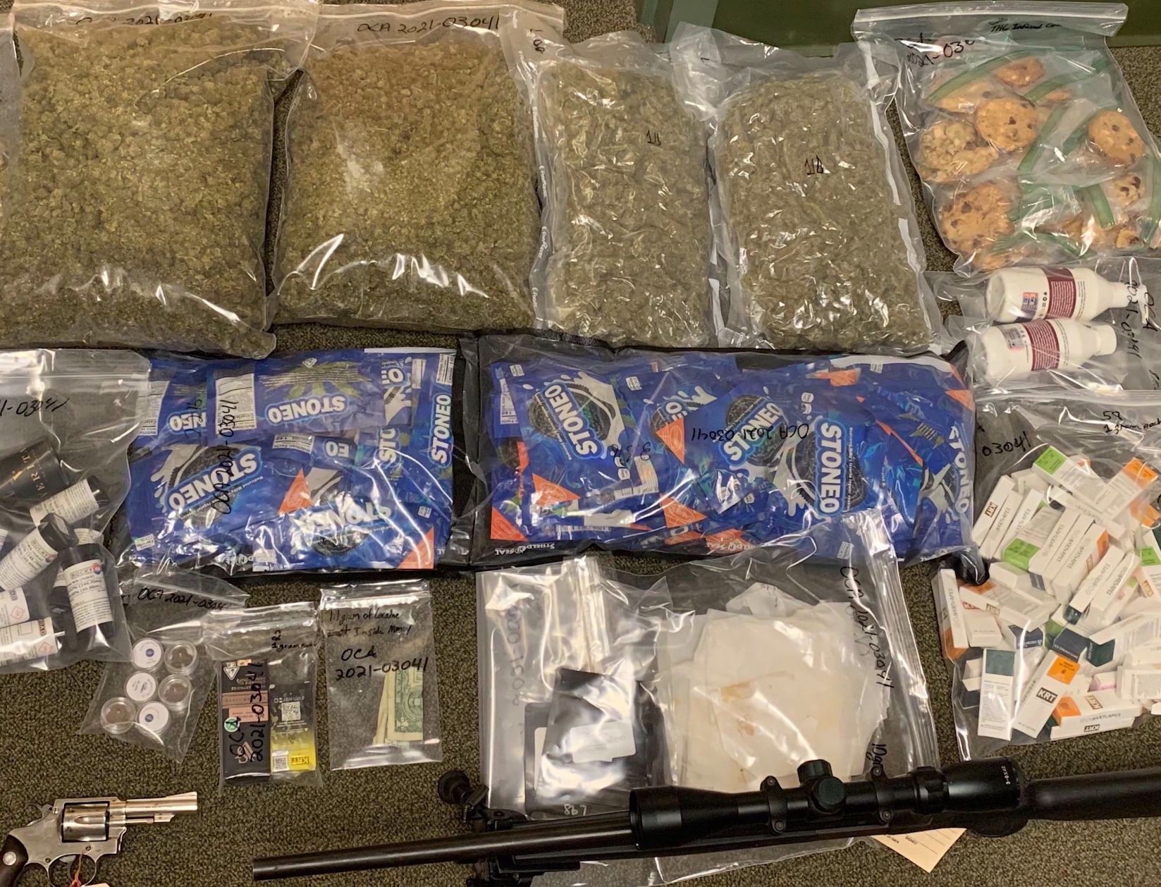 Seized when 5 arrested